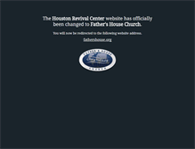 Tablet Screenshot of houstonrevivalcenter.org